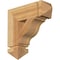 Ekena Millwork Funston Arts & Crafts Rough Sawn Bracket, Western Red Cedar, 4"W x 14"D x 14"H BKT04X14X14FST03RWR - alternate 1